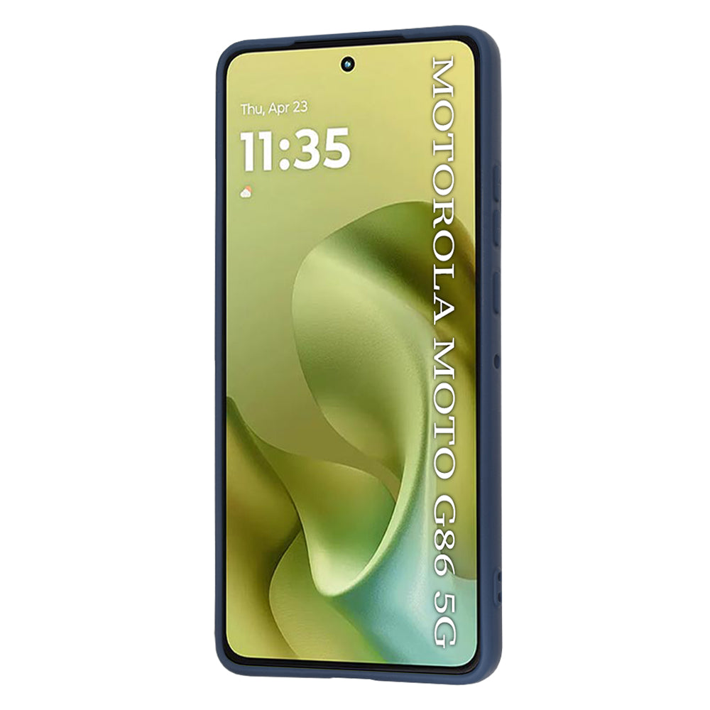 Husa pentru Motorola Moto G86, Techsuit, SoftFlex, Bleumarin