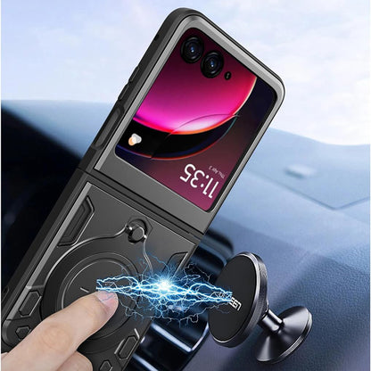 Husa pentru Motorola Razr 50 Ultra, Techsuit, CamGuard Pro, Neagra