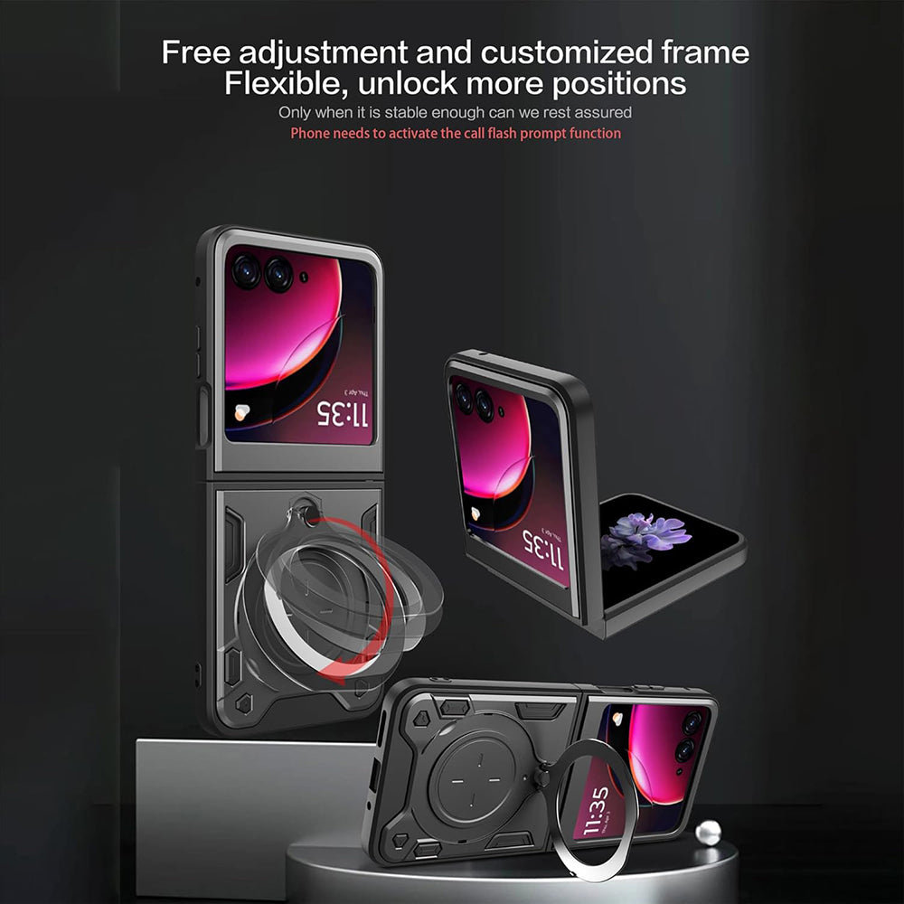 Husa pentru Motorola Razr 50 Ultra, Techsuit, CamGuard Pro, Neagra