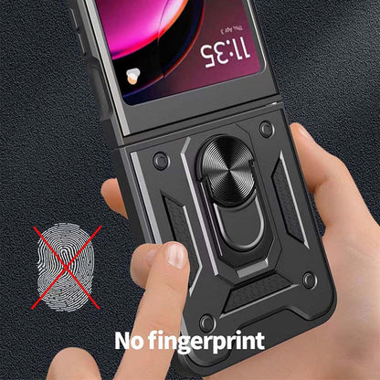 Husa pentru Motorola Razr 50 Ultra, Techsuit, CamShield, Neagra