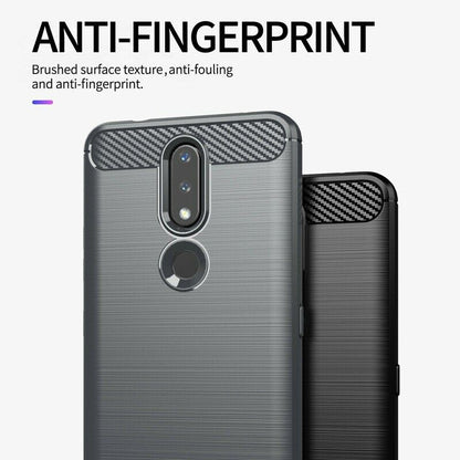 Husa pentru Nokia 2.4, Techsuit, Carbon, Neagra