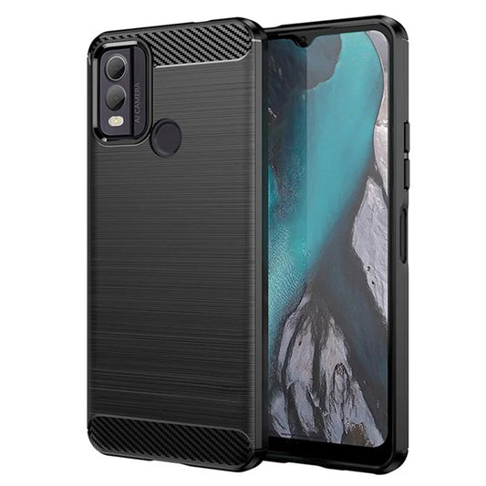 Husa pentru Nokia C22, Techsuit, Carbon, Neagra