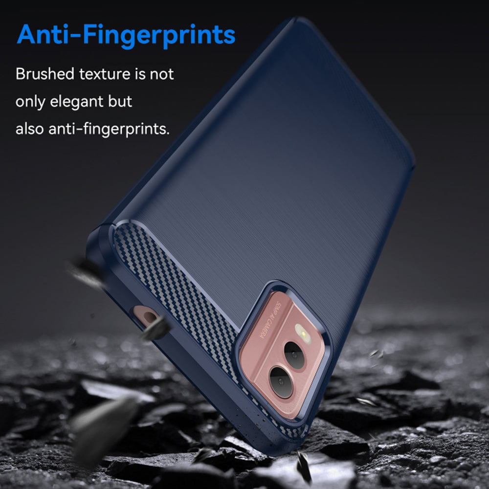 Husa pentru Nokia C32, Techsuit, Carbon, Albastra