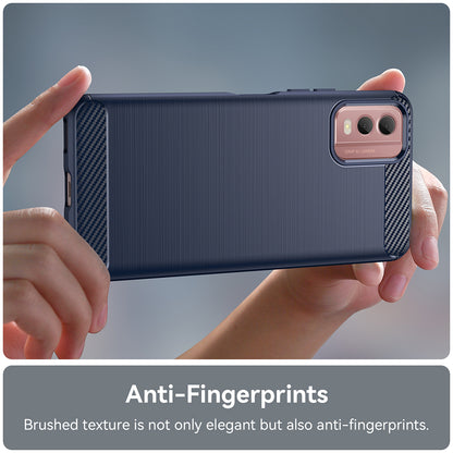 Husa pentru Nokia C32, Techsuit, Carbon, Albastra