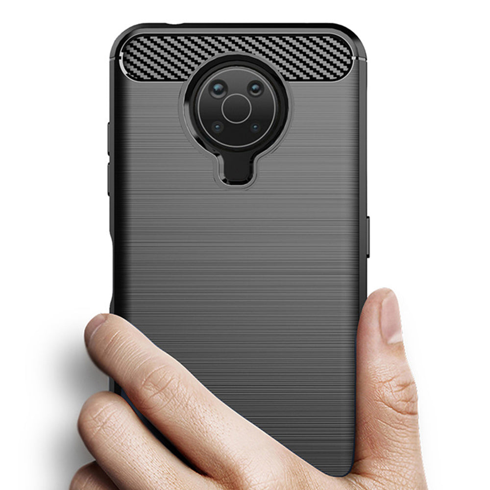 Husa pentru Nokia G10 / G20, Techsuit, Carbon, Neagra