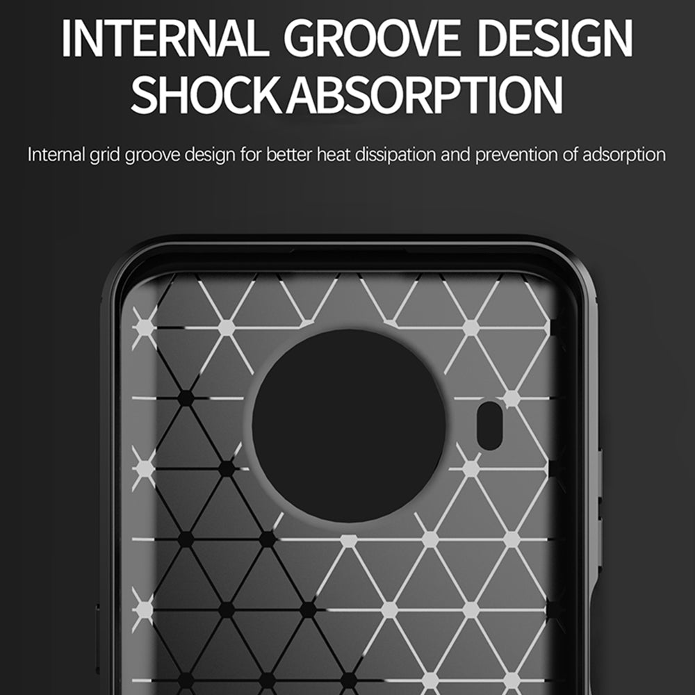 Husa pentru Nokia X10 / X20, Techsuit, Carbon, Neagra