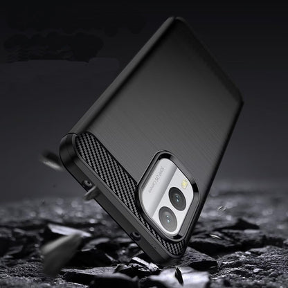 Husa pentru Nokia X30, Techsuit, Carbon, Neagra