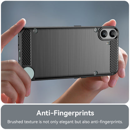 Husa pentru Nothing CMF Phone 1, Techsuit, Carbon, Neagra
