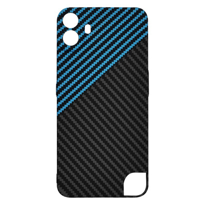Husa pentru Nothing CMF Phone 1, Techsuit, Carbonite FiberShell, Neagra Bleu