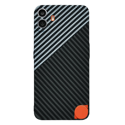 Husa pentru Nothing CMF Phone 1, Techsuit, Carbonite FiberShell, Neagra Gri