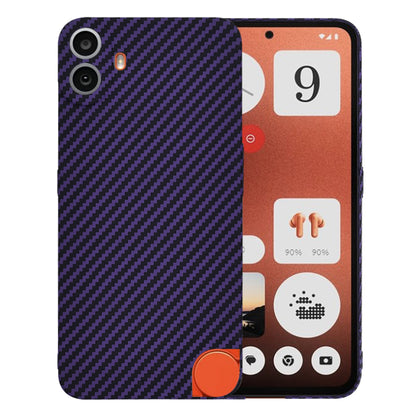 Husa pentru Nothing CMF Phone 1, Techsuit, Carbonite FiberShell, Mov
