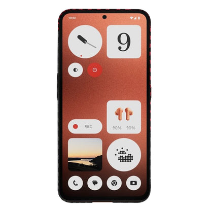 Husa pentru Nothing CMF Phone 1, Techsuit, Carbonite FiberShell, Neagra Rosie