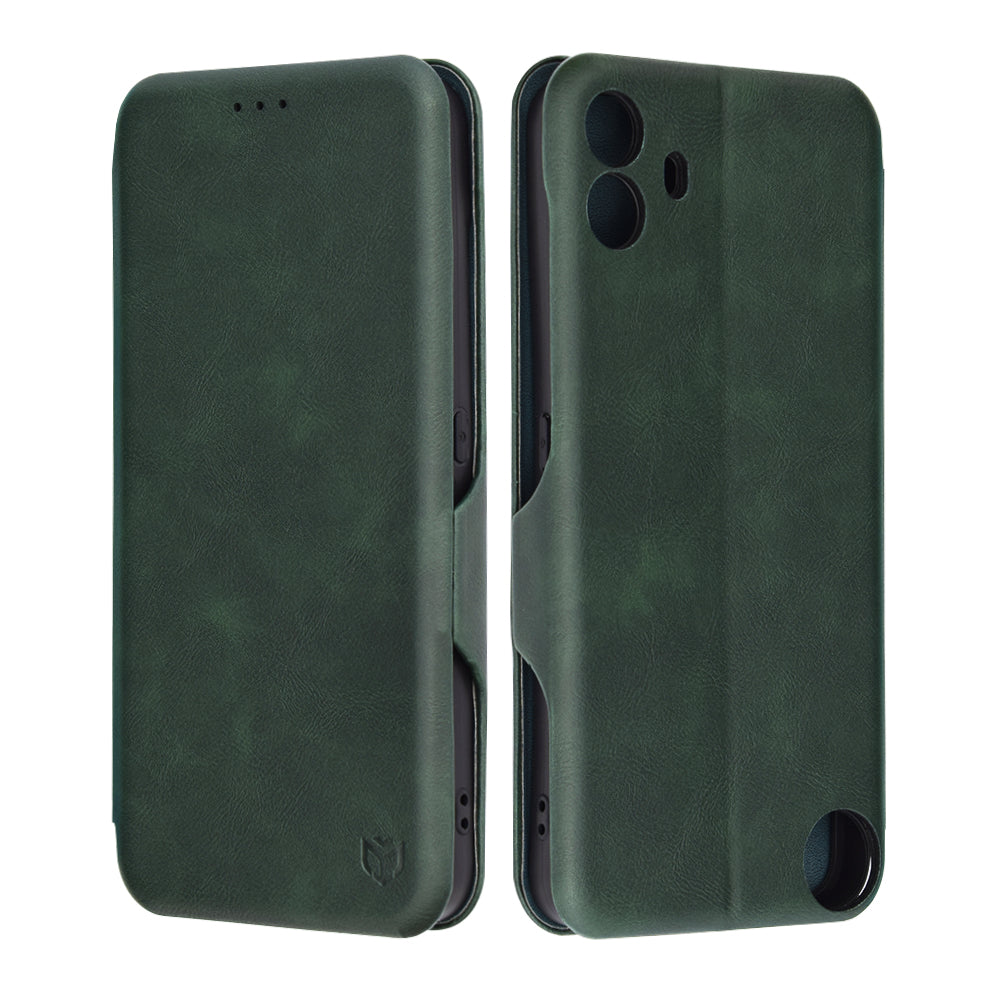 Husa pentru Nothing CMF Phone 1, Techsuit, Safe Wallet Plus, Verde