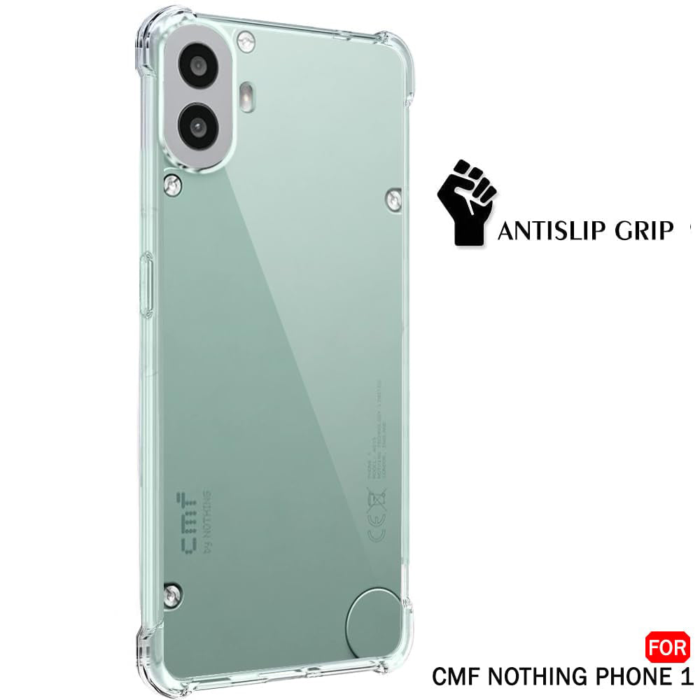 Husa pentru Nothing CMF Phone 1, Techsuit, Shockproof Clear, Transparenta