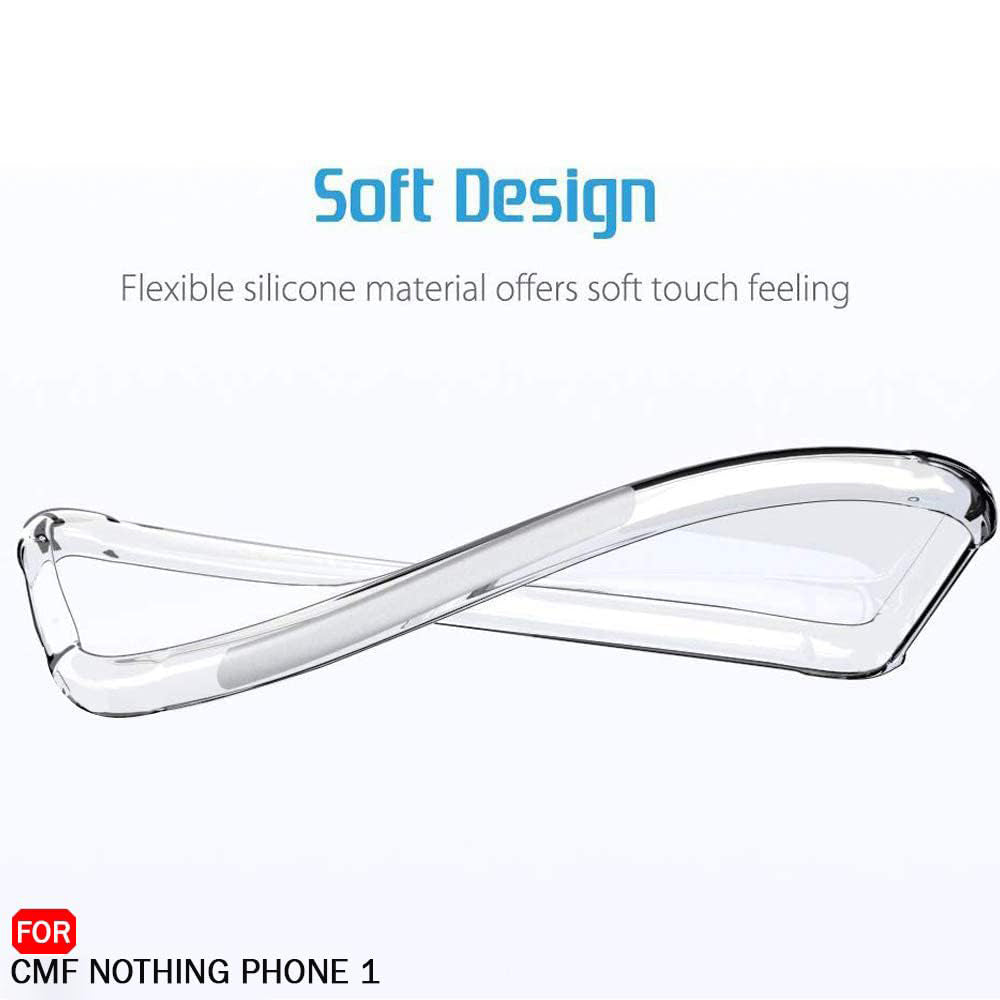 Husa pentru Nothing CMF Phone 1, Techsuit, Shockproof Clear, Transparenta