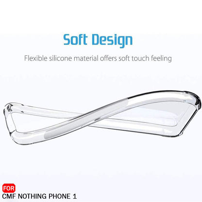 Husa pentru Nothing CMF Phone 1, Techsuit, Shockproof Clear, Transparenta