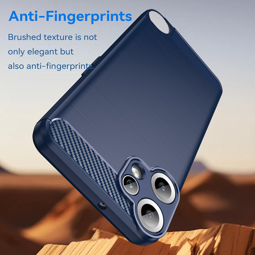 Husa pentru Nothing CMF Phone 2 Pro, Techsuit, Carbon, Albastra