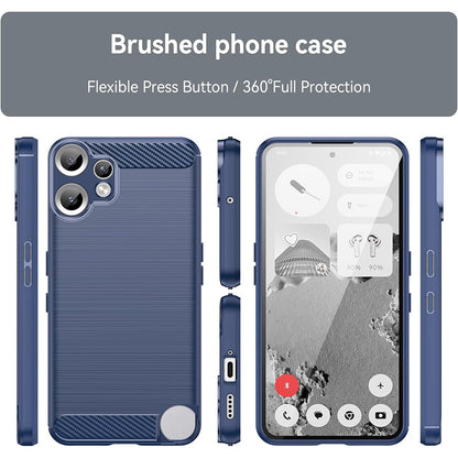 Husa pentru Nothing CMF Phone 2 Pro, Techsuit, Carbon, Albastra