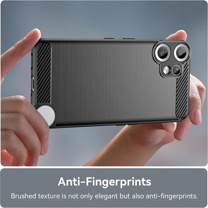 Husa pentru Nothing CMF Phone 2 Pro, Techsuit, Carbon, Neagra