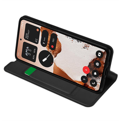 Husa pentru Nothing CMF Phone 2 Pro, Techsuit, Magskin Book, Neagra