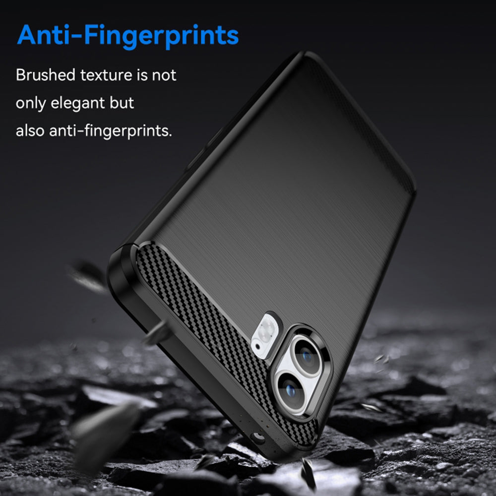 Husa pentru Nothing Phone (2), Techsuit, Carbon, Neagra