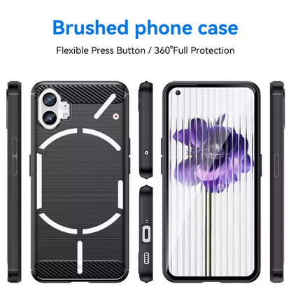 Husa pentru Nothing Phone (1), Techsuit, Carbon, Neagra