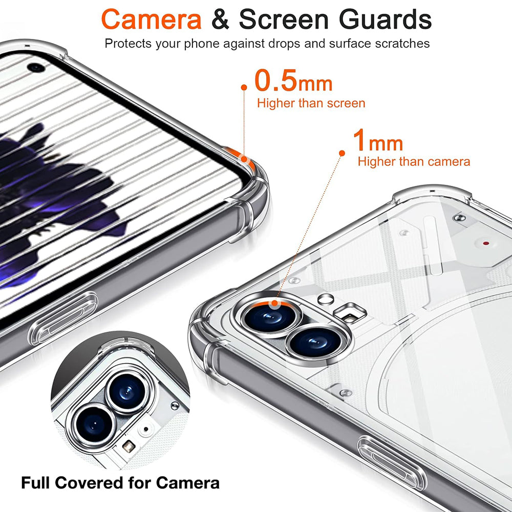 Husa pentru Nothing Phone (1), Techsuit, Shockproof Clear, Transparenta