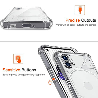Husa pentru Nothing Phone (1), Techsuit, Shockproof Clear, Transparenta