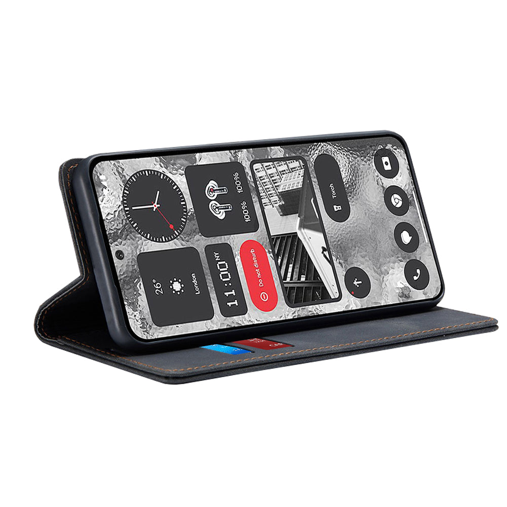 Husa pentru Nothing Phone (2), Techsuit, Confy, Neagra