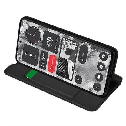 Husa pentru Nothing Phone (2), Techsuit, Magskin Book, Neagra