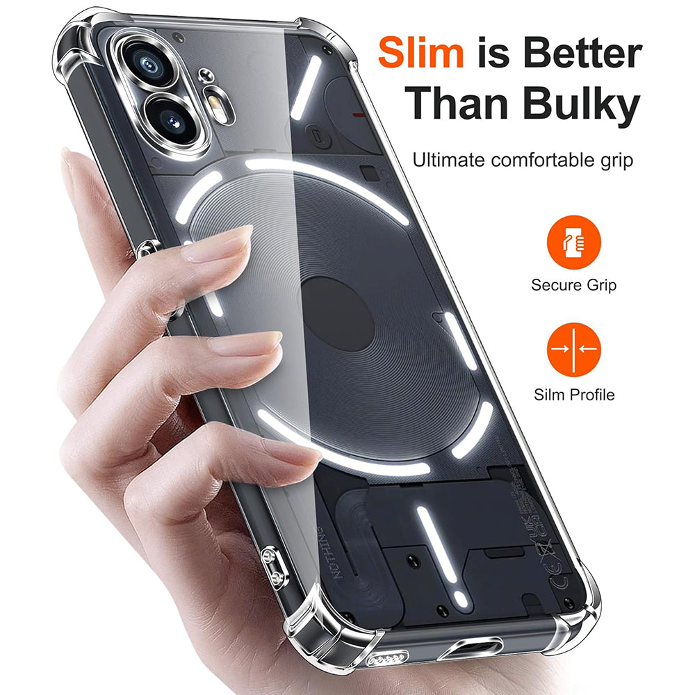 Husa pentru Nothing Phone (2), Techsuit, Shockproof Clear, Transparenta
