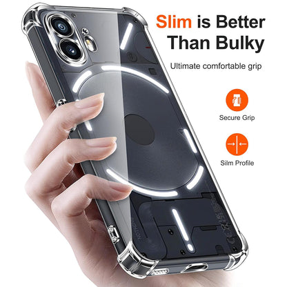 Husa pentru Nothing Phone (2), Techsuit, Shockproof Clear, Transparenta