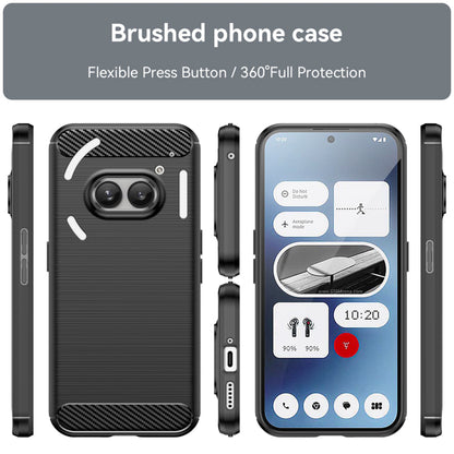 Husa pentru Nothing Phone (2a) Plus / Phone (2a), Techsuit, Carbon, Neagra