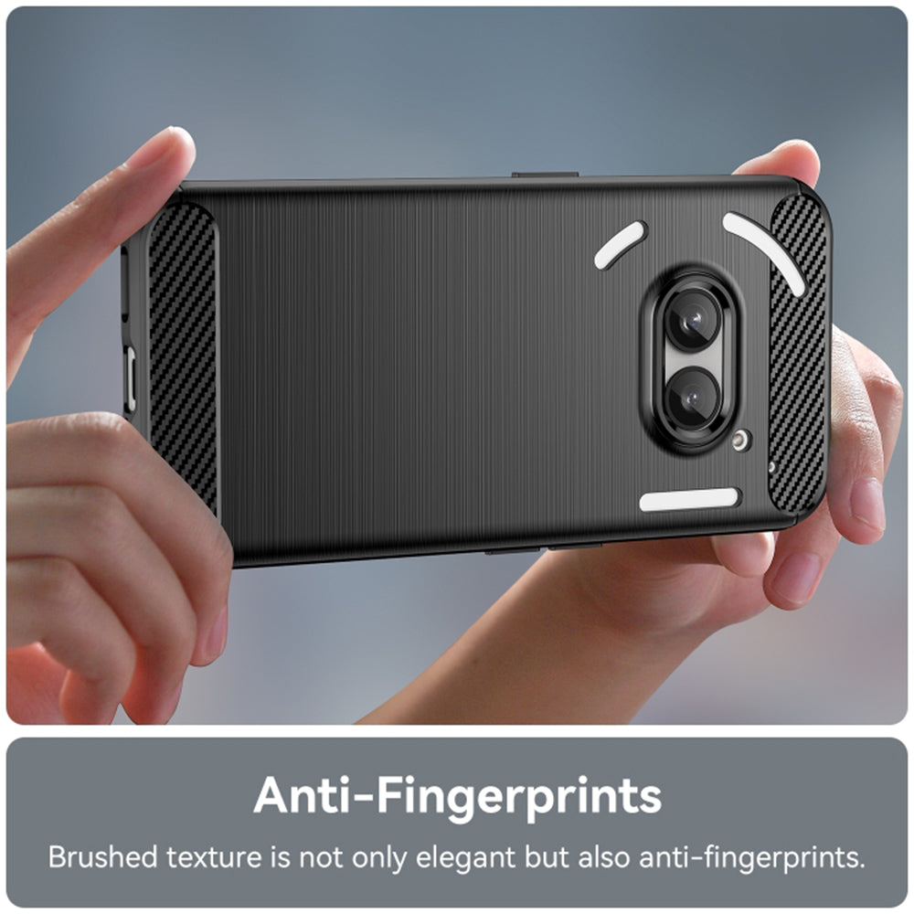Husa pentru Nothing Phone (2a) Plus / Phone (2a), Techsuit, Carbon, Neagra