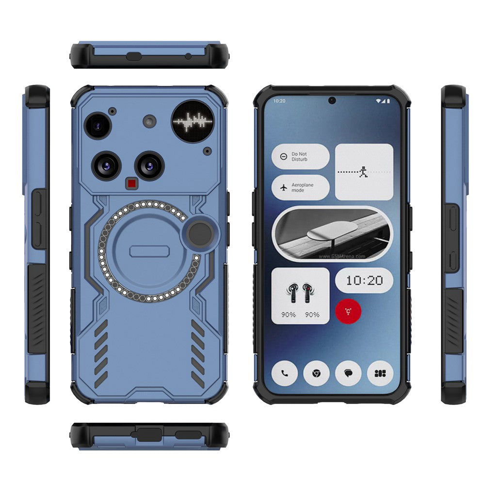 Husa MagSafe pentru Nothing Phone (3), Techsuit, ArmorMag, Albastra