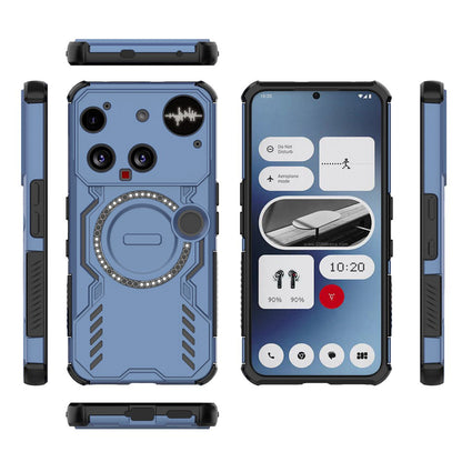 Husa MagSafe pentru Nothing Phone (3), Techsuit, ArmorMag, Albastra
