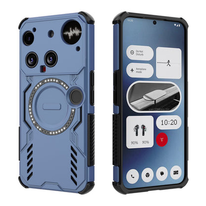 Husa MagSafe pentru Nothing Phone (3), Techsuit, ArmorMag, Albastra