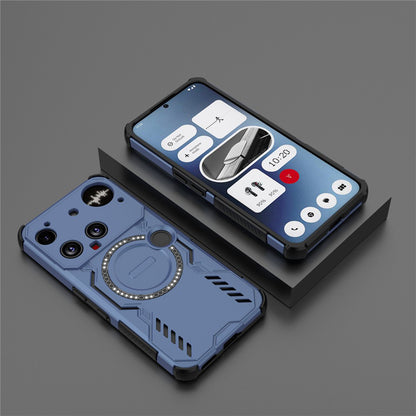 Husa MagSafe pentru Nothing Phone (3), Techsuit, ArmorMag, Albastra