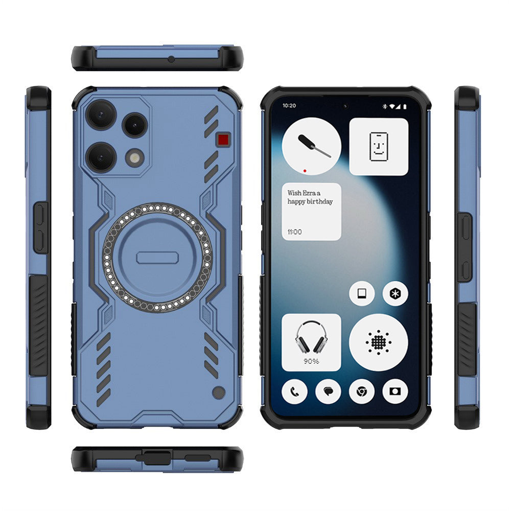 Husa pentru Nothing Phone (3a) Lite, Techsuit, ArmorMag, Albastra