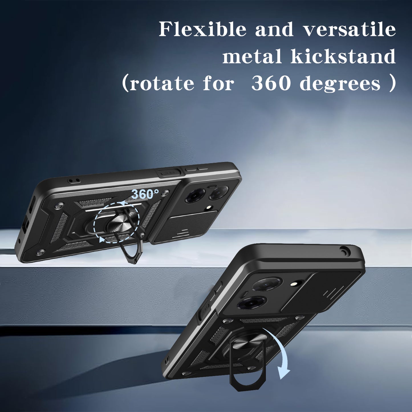 Husa pentru Nothing Phone (3a) Lite, Techsuit, CamShield, Albastra