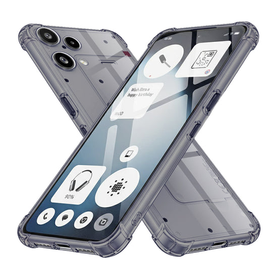Husa pentru Nothing Phone (3a) Lite, Techsuit, Shockproof Clear, Neagra