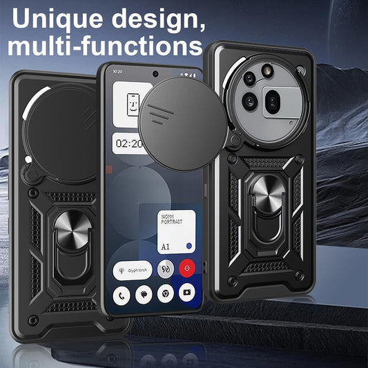 Husa pentru Nothing Phone (3a) Pro, Techsuit, CamShield, Verde