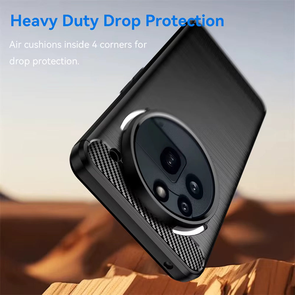 Husa pentru Nothing Phone (3a) Pro, Techsuit, Carbon, Albastra