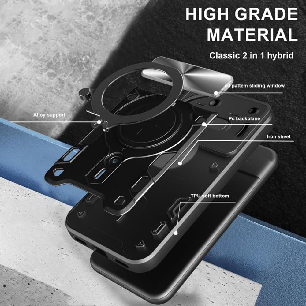 Husa pentru Nothing Phone (3a), Techsuit, CamGuard Pro, Neagra