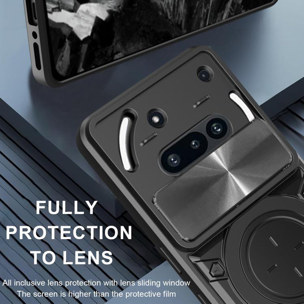 Husa pentru Nothing Phone (3a), Techsuit, CamGuard Pro, Neagra