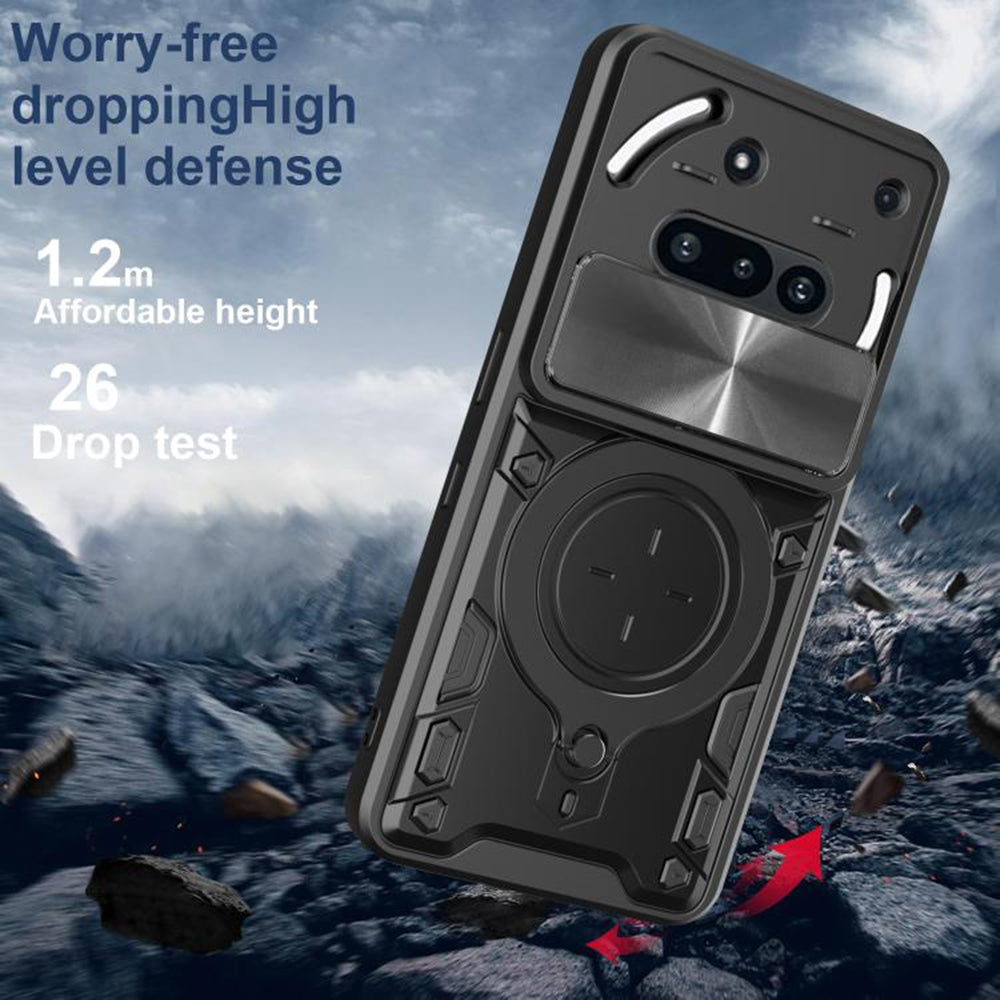 Husa pentru Nothing Phone (3a), Techsuit, CamGuard Pro, Neagra
