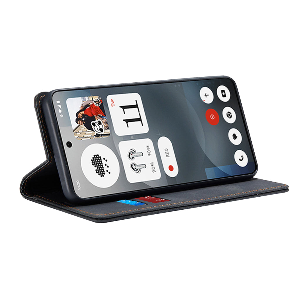 Husa pentru Nothing Phone (3a), Techsuit, Confy, Neagra