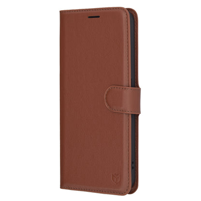 Husa pentru Nothing Phone (3a), Techsuit, Leather Folio, Maro