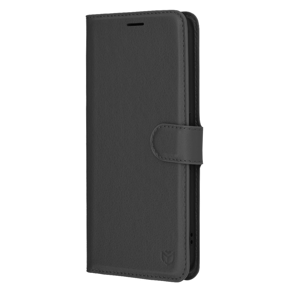 Husa pentru Nothing Phone (3a), Techsuit, Leather Folio, Neagra