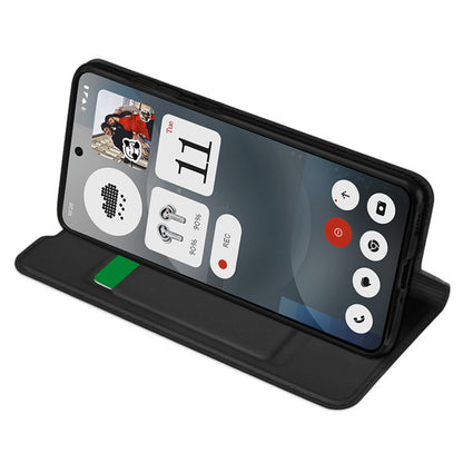 Husa pentru Nothing Phone (3a), Techsuit, Magskin Book, Neagra